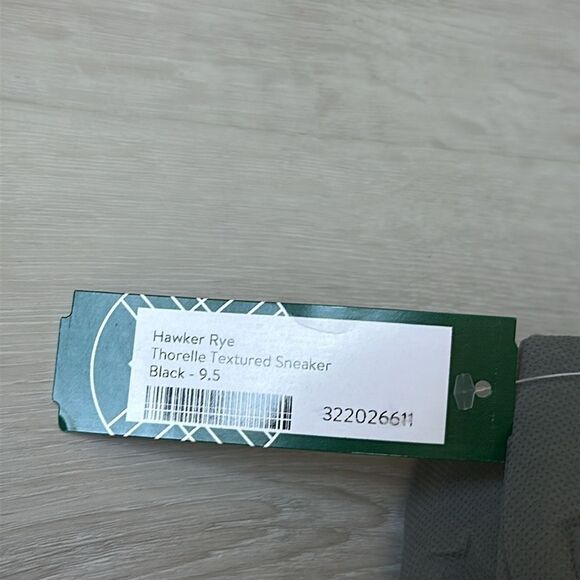 Hawker Rye Thorelle Textured Sneaker Black Brown Stitch Fix NWT in packaging - Picture 7 of 11